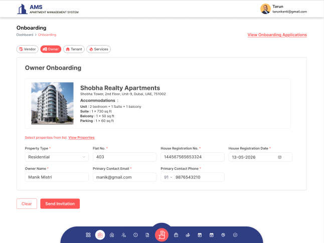 Admin Portal Dashboard