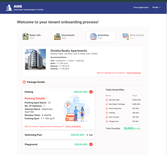 Tenant Portal Dashboard